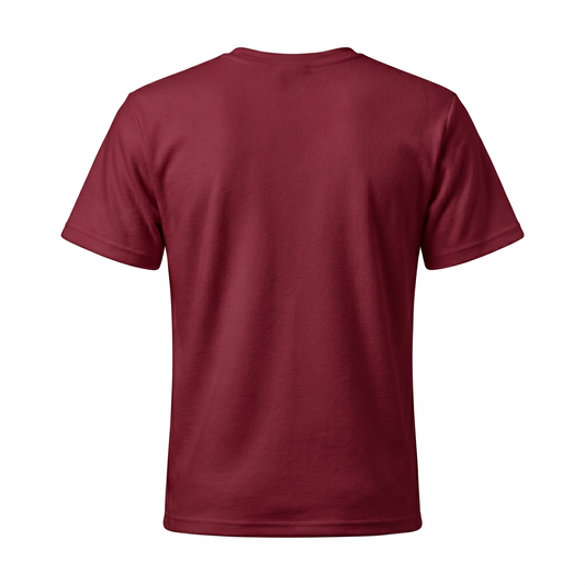 Plain T-shirt  - Maroon