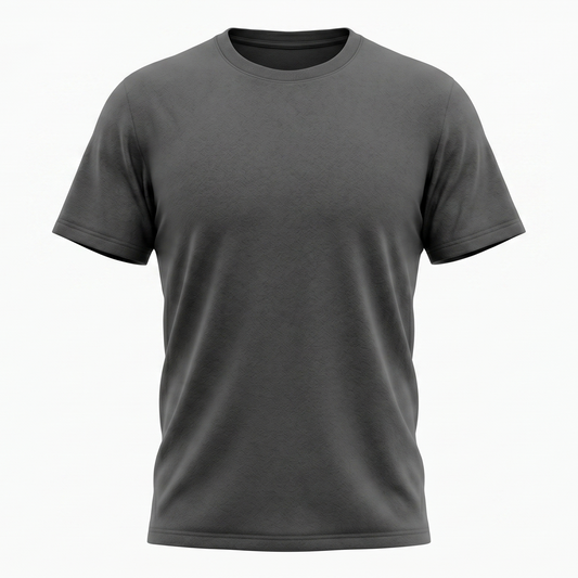 Plain T-shirt  - Charcoal