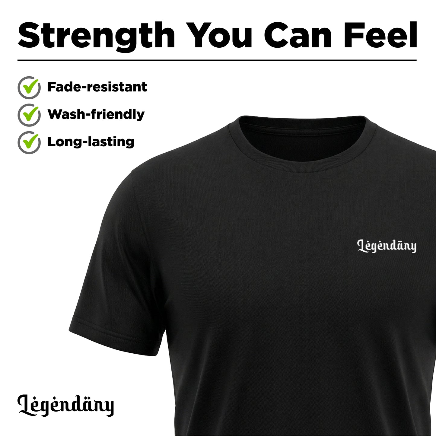 Lėgėndäry Heritage T‑shirt - Black