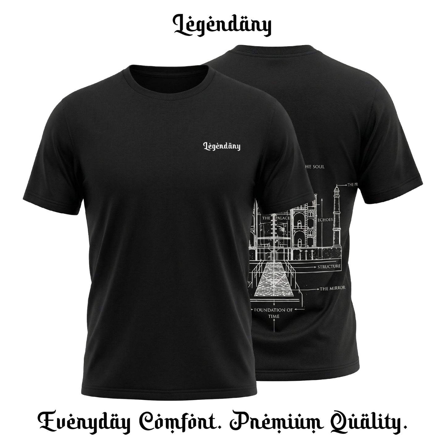 Lėgėndäry Heritage T‑shirt - Black
