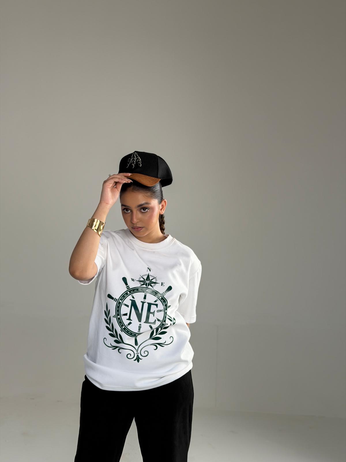 The Navigator T-Shirt - White – Emerald Crest