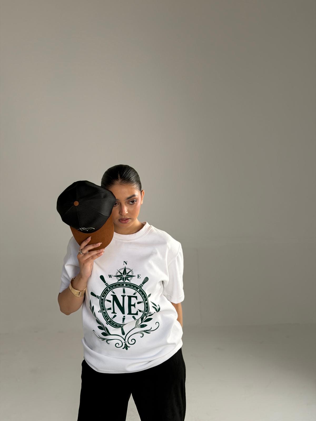 The Navigator T-Shirt - White – Emerald Crest